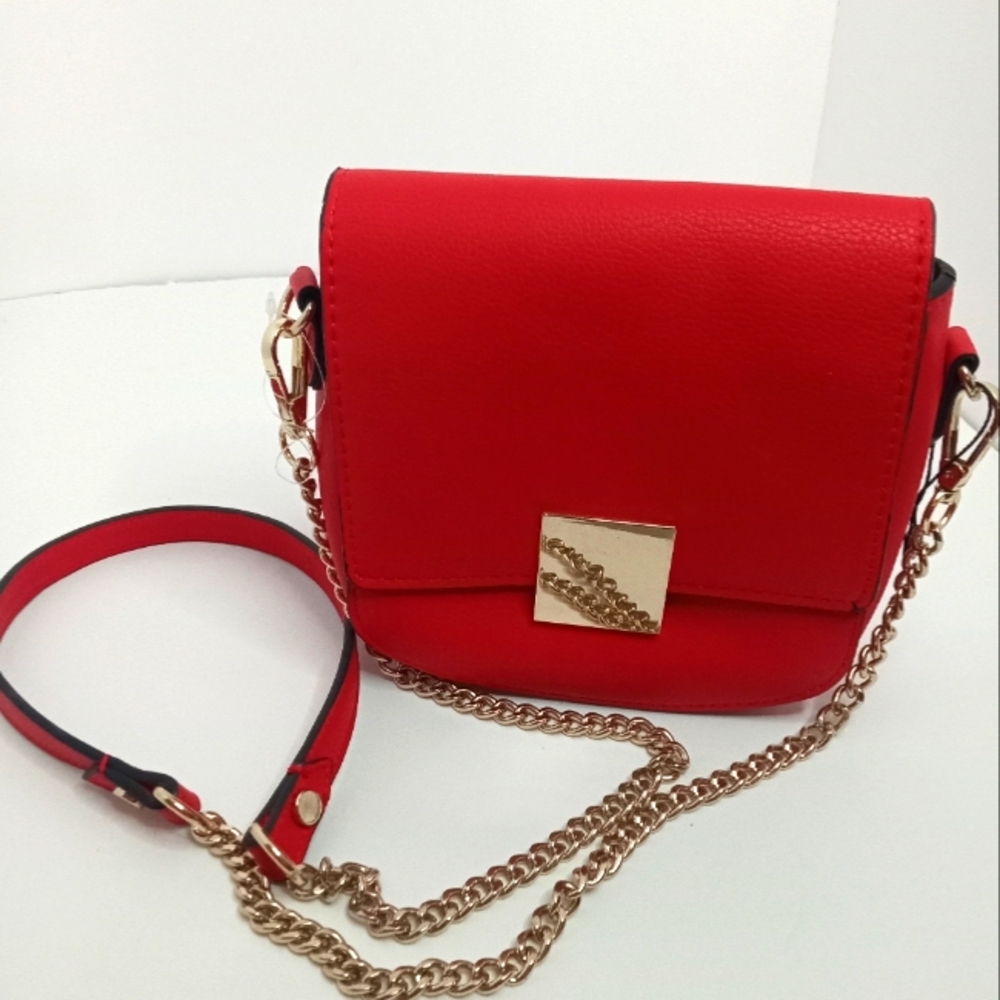 Zara red crossbody purse
